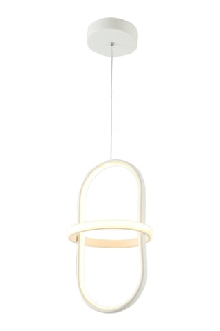 Tt006-1-By Tt Aydınlatma Minyon Modeli Tekli Mat Beyaz Led Avize