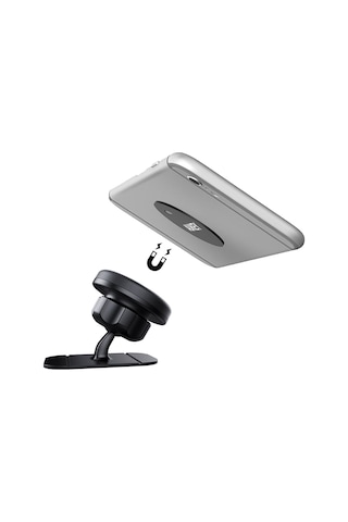 Aukey Hd-c13-bk Güçlü Yapışkan Ve Mıknatıslı Araç İçi Telefon Tutucu - Siyah