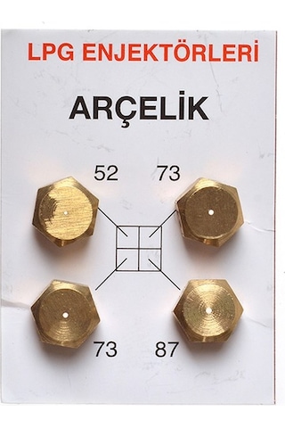 Lpg Ocak Memesi̇ Enjektör 4lü Set Arçelik Beko Uyumlu Tüp