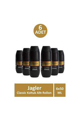 Jagler Classic Erkek Roll-On Deodorant 6 x 50 ML