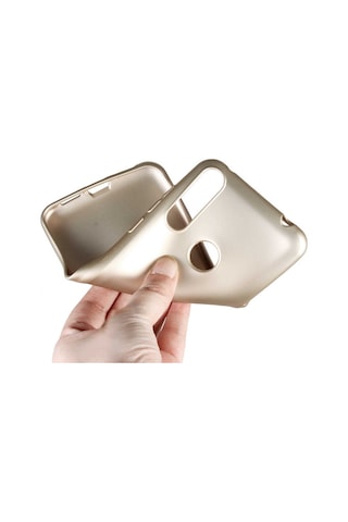 Alcatel 1s 2020 Kılıf Zore Premier Silikon Kapak Gold