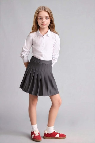 Defacto Regular Fıt Poplin Uzun Kollu Beyaz Gömlek Kız Çocuk H9661a826auwt34 Beyaz-wt34
