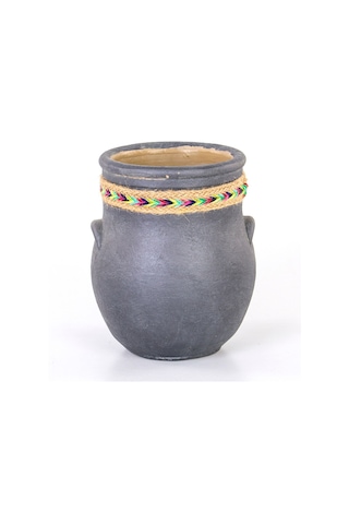Euro Flora Küp Beton Saksı 12X20.5 Cm