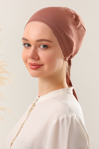 Melodi Scarf Dikişli Bone Tarçın Tarçın