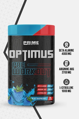 Prime Nutrition Optimus Pre-workout Blue Raspberry 490 G