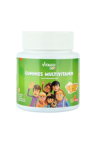 Vitago Kids Gummies Multivitamin Multimineral Içeren Çiğnenebilir