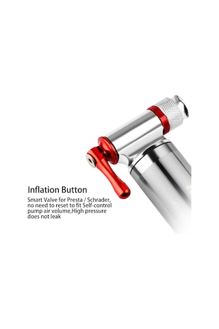 Folinda Bisiklet İçin Co2 Hızlı Şişirici, Aluminyum Malzeme, Taşınabilir Montajlı, Dağ Bisikleti Ve Yol Bisikletleri İçin Uygun Çok Renkli