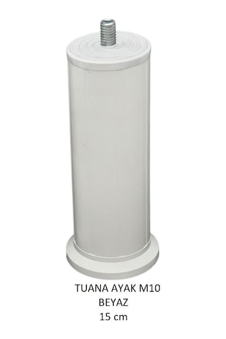 Tuana Ayak 15 cm M10 Cıvatalı Beyaz