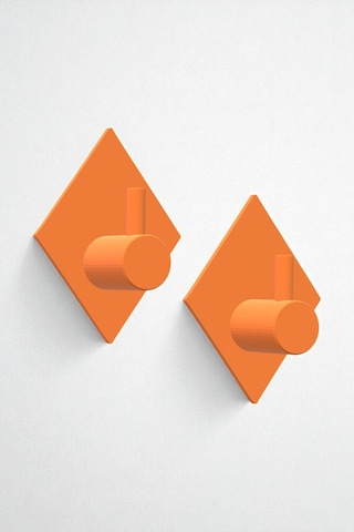 2'li Askılık Havlu Askısı, Bornoz Askısı, Kapı Arkası, Duvara Monte, Dayanıklı Malzeme, Yeşil 94 Yeşil