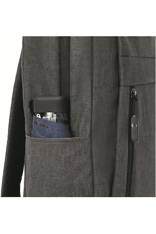 Lecoo Bg01 15,9 İnç Laptop Bölmeli Çok Fonksiyonlu Sırt Çantası Siyah