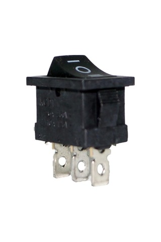 3 Kademeli Aç Kapa Buton On Off Rocker Switch Siyah Anahtar 250v Ac 6a/125v Ac 10a