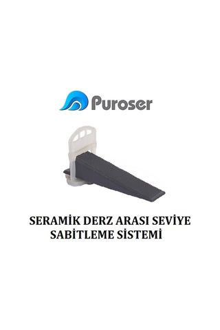 Seramik Fayans Tutucu Seviye Tespit Derz Takozu Kaması 100 Adet