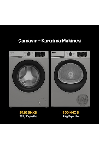 Arçelik 9120 Dmxs Çamaşır Makinesi - 900 Kmx S Kurutma Makinesi