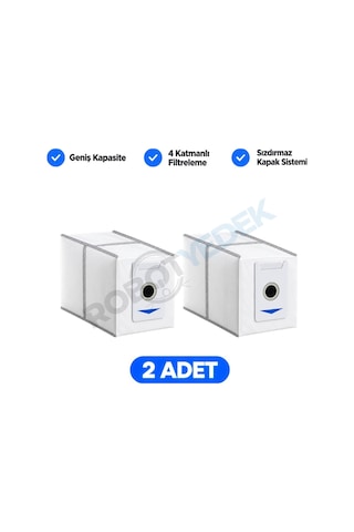 Ecovacs T30 Pro Omni Uyumlu Toz Torbası- 2 Adet