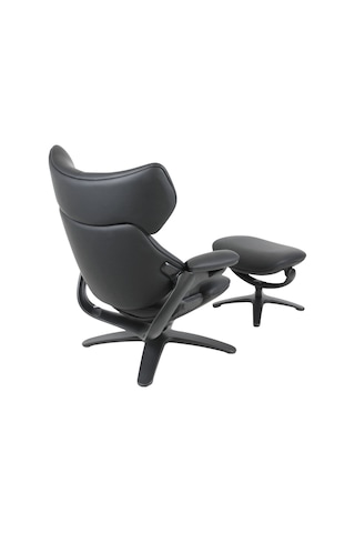Casella Sue Berjer Döşemeli Berjer&koltuk Ergonomik Ve Şık Tasarım Siyah - Suni Deri