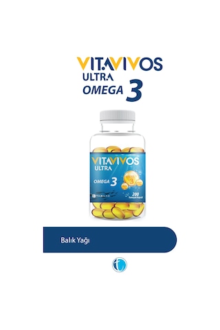 Vıtavıvos Ultra Omega 3 200 Yumusak Kapsul