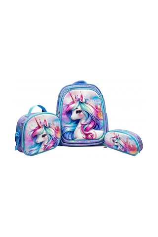 Akıllıelma-taros Sweet Sırt Çantası 3 Lü Set Çok Renkli