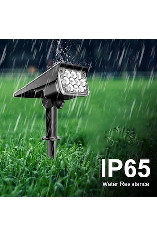Pazly 20 Led Güneş Enerjili Duvar Ve Çim Işığı Beyaz Enerji Tasarruflu Beyaz