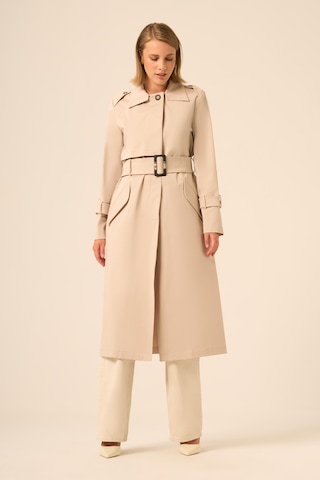 Ftz Women Kadın Trenç Kaban Beige 31211 Beige