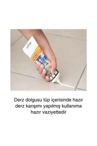 Derz Dolgu Kullanıma Hazır Derz Dolgu Beyaz 1 Adet