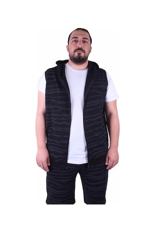 Starbattal Büyük Beden Unisex Yelek 23600 Sıyah 3Xl