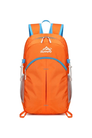 Maiyame 20-30l Su Geçirmez Nylon Folding Outdoor Sırt Çantası - Yüksek Kapasiteli, Hafif, Dağcılık-seyahat Bisiklet Sırt Çantası Turuncu Turuncu