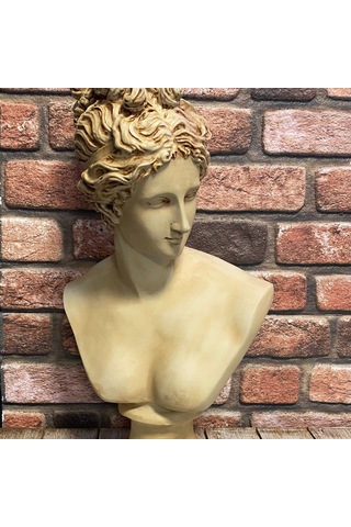 Antik Diana Heykel Büst