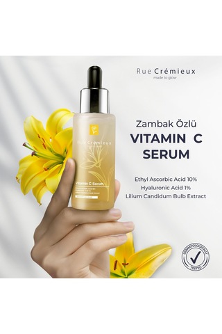 C Vitamini Aydınlatıcı Ve Ton Eşitleyici Zambak Özlü Bakım Serumu-ethyl Ascorbic Acid %10 Hya %1-tk