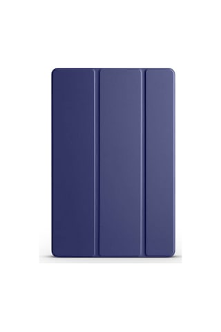 Galaxy Tab A9 Uyumlu Zore Smart Cover Standlı 1-1 Kılıf-lacivert Tablet Kılıfı