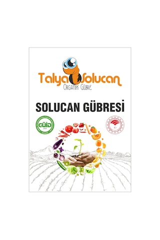 Organik Solucan Gübresi Toz Sebze Meyve Ve Süs Bitkileri 3 KG.