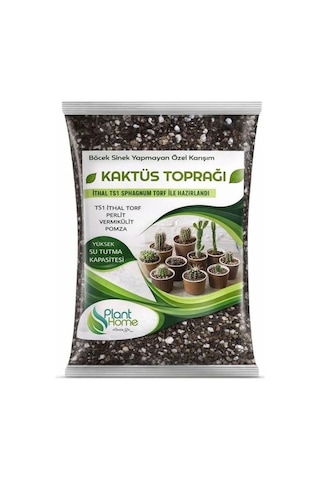 Hüskon Ticaret Premium Kaktüs Toprağı 10 Litre - Böcek Sinek Yapmayan Yüksek Su Tutma Kapasitesi İle İthal Ts1 Torf 10 L