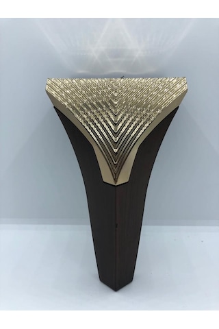 Plastik,venedik 15cm Ceviz-gold Koltuk,baza,mobilya Ayağı 4 Adet