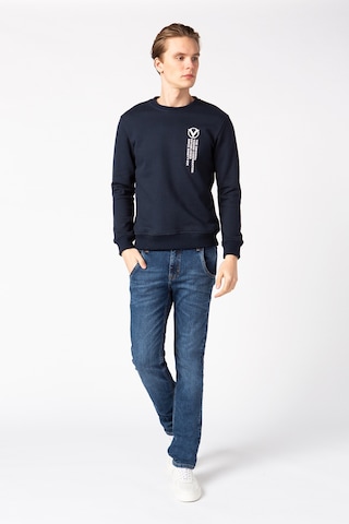 Vigoss Erkek Baskılı Sweatshırt 62132-30048 - Lacivert