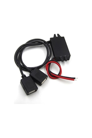 12v İçin 5v 3a 15w Dc Dc Usb Converter Su Geçirmez Araba Uyumlu Konverter Dönüştürücü 040215