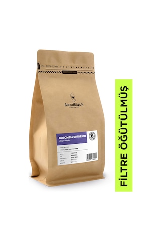 Blendblack Colombia Supremo Filtre Kahve 250 G Öğütülmüş Single Origin