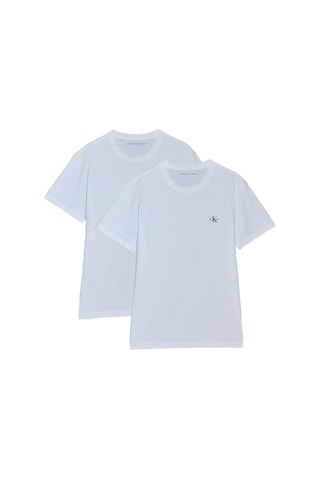 Calvin Klein Calvın Kleın Erkek 2 Li T-shırt J30j320199-0k4 J30j320199-0k4 Beyaz Beyaz