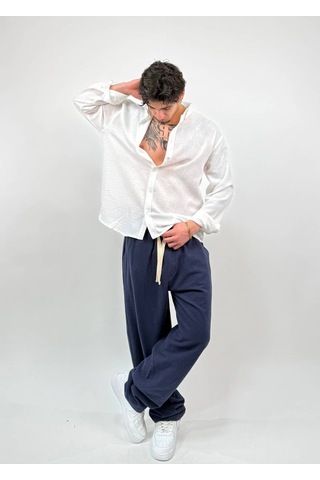 Zaee Keten Baggy Pantolon Çok Renkli
