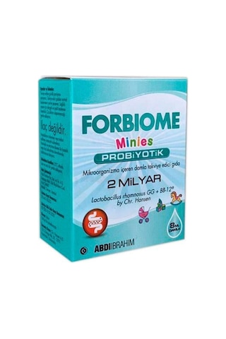 Forbiome Minies Probiyotik Damla 8 ML