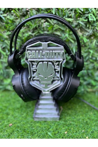 Call Of Duty Temalı Kulaklık Standı 3d Baskı