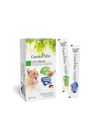 Garden Mix Tavuk ve Kuzulu Xxl Kedi Kreması 24 x 15 G Garden Mix Tavuk ve Kuzulu Xxl Kedi Kreması 24 x 15 G