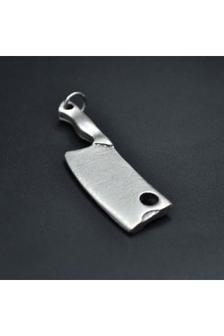 Satır Totem - Gastronomi Gümüş Kaplama Kolye Ucu Silver