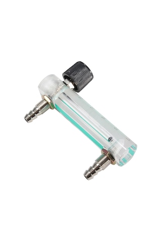 0-1.5lpm 1.5l Oksijen Hava Gaz Debimetre Ölçer Kontrol Vanası İle Ölçme Aracı
