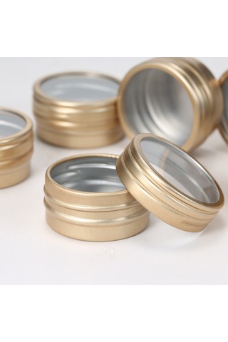 Hangfox Altın Alüminyum Manikür Taşlı Aksesuar Depolama Kutusu - 35 Parça Bölmeli, Su Geçirmez, Sağlam Ve Temizliği Kolay