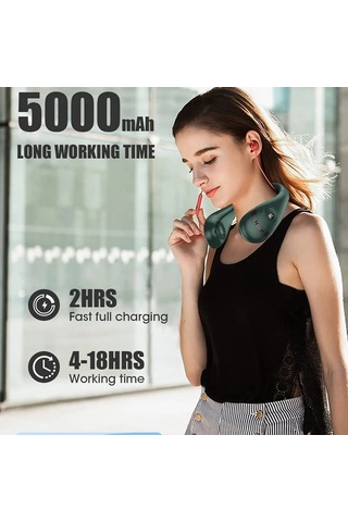 Taşınabilir Boyun Fanı, 5000 Mah Katlanabilir Boyun Fanı Bladeless Soğutma Pink
