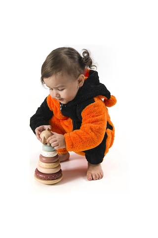 Welsoft Peluş Unisex Fermuarlı Kışlık Bebek Uyku Tulumu