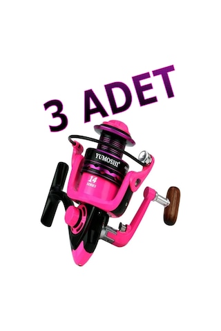 Yumoshi Oe 6000 Pembe 3' Lü Set Metal Kafa 13+1 Bilye