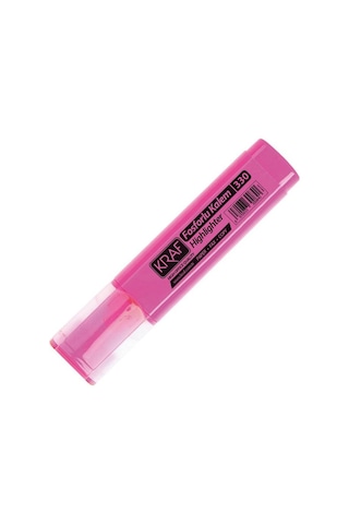 Kraf Fosforlu Kalem 330 Pembe