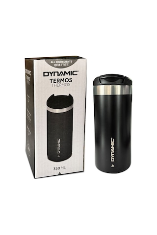 Dynamıc Paslanmaz Çelik Termos  350ML Siyah/Krem 2 Renk Seçeneği