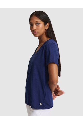 Pierre Cardin Kadın Lacivert Tişört Basic 50326875-vr033