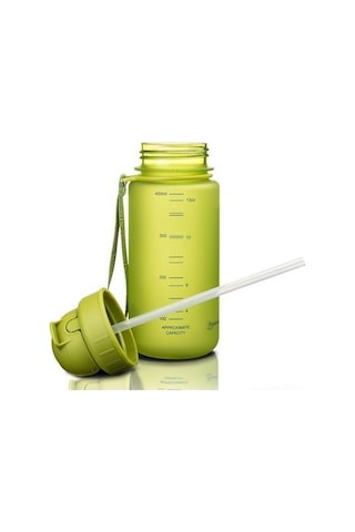 Uzspace Pipetli 400ml Tritan Su Matarası Bpa Koku Sızdırma Yok